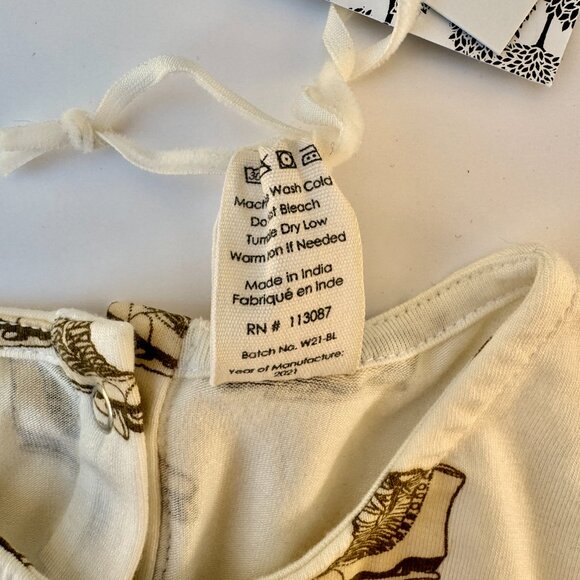 Kate Quinn Bubble Romper | Long Sleeve, Peplum, Ice Skates Print | 18–24M | NWT - Picture 6 of 6